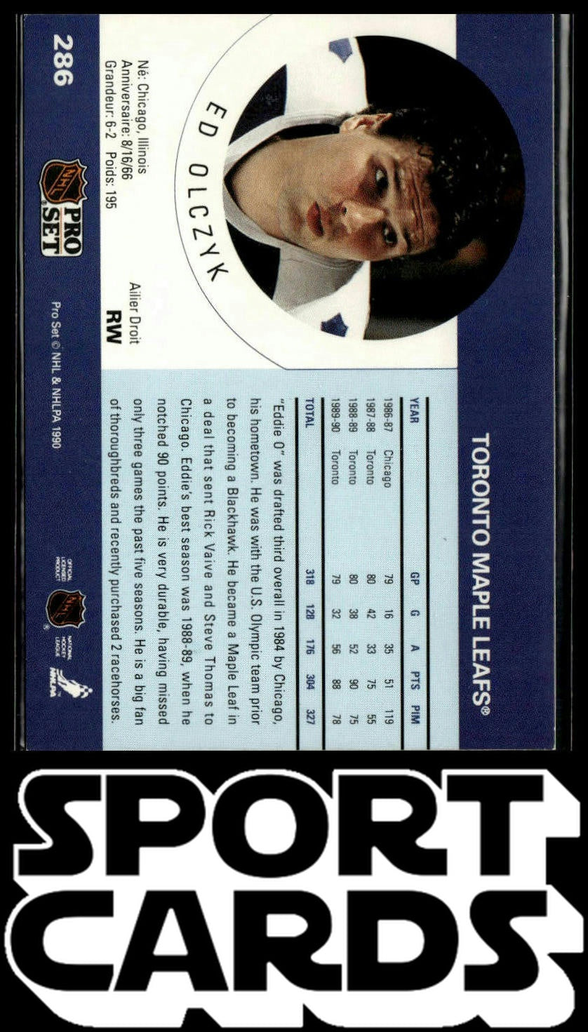 1990-91 Pro Set #286 Ed Olczyk SportCards.com