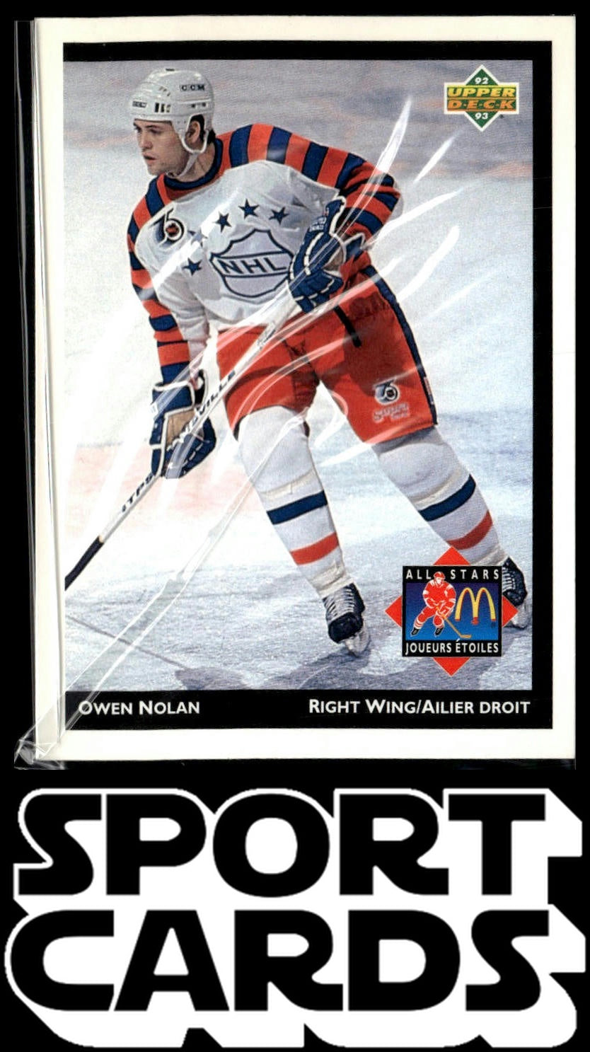 1992-93 Upper Deck McDonald's All-Stars #McD-24 Owen Nolan SportCards.com