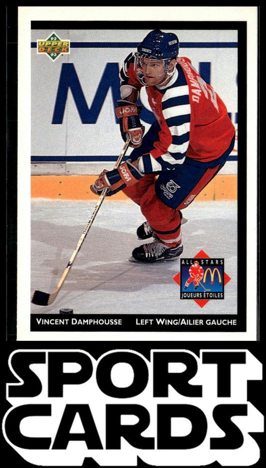 1992-93 Upper Deck McDonald's All-Stars #McD-04 Vincent Damphousse