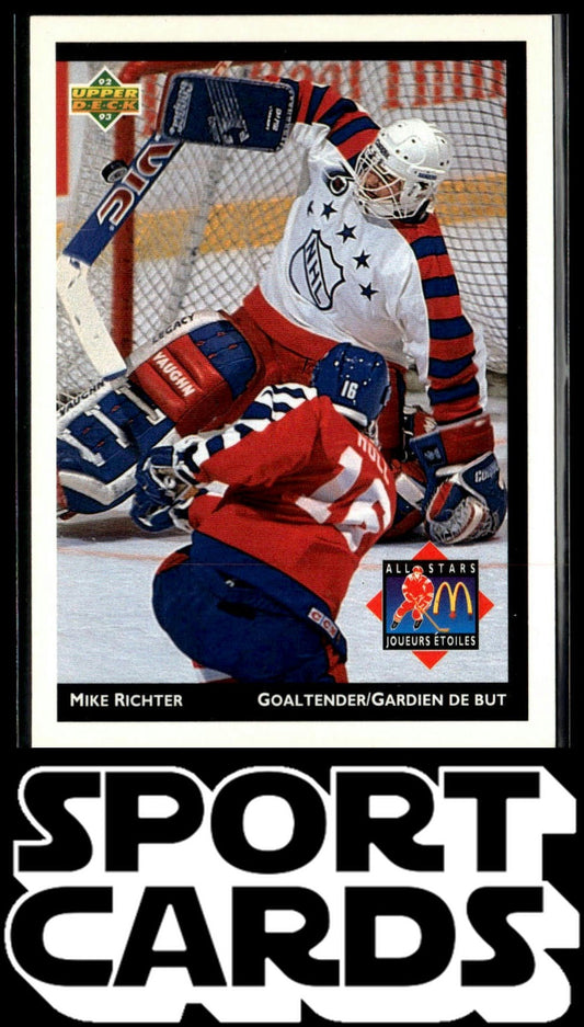 1992-93 Upper Deck McDonald's All-Stars #McD-25 Mike Richter SportCards.com