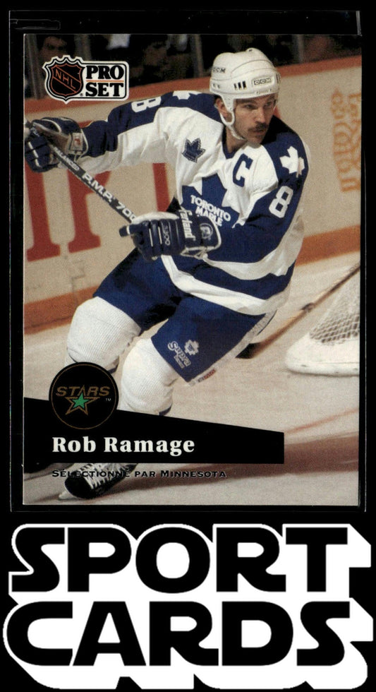 1991-92 Pro Set French #232 Rob Ramage SportCards.com