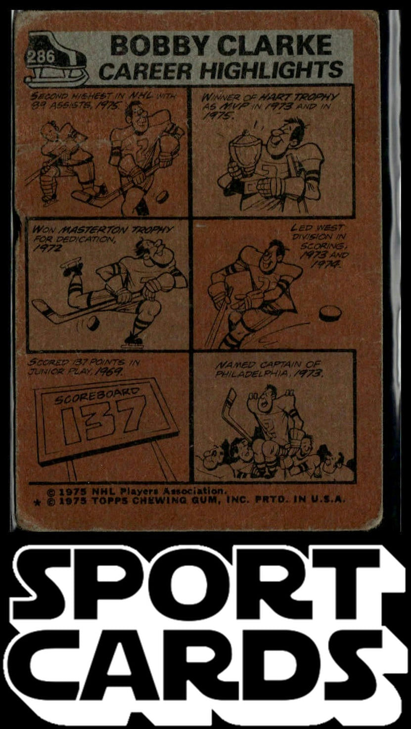 1975-76 O-Pee-Chee #286 Bobby Clarke SportCards.com