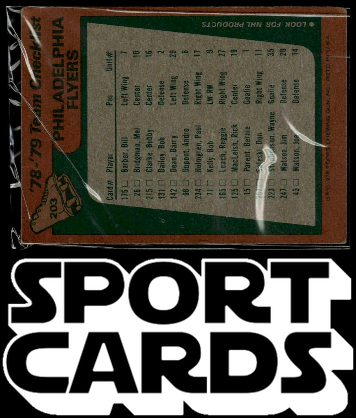 1978-79 Topps #203 Philadelphia Flyers Team SportCards.com