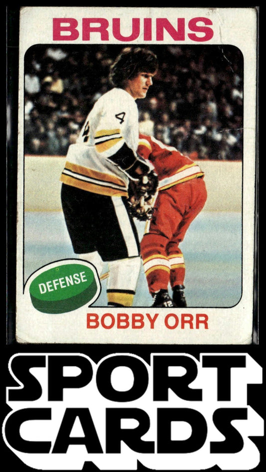 1975-76 Topps #100 Bobby Orr SportCards.com