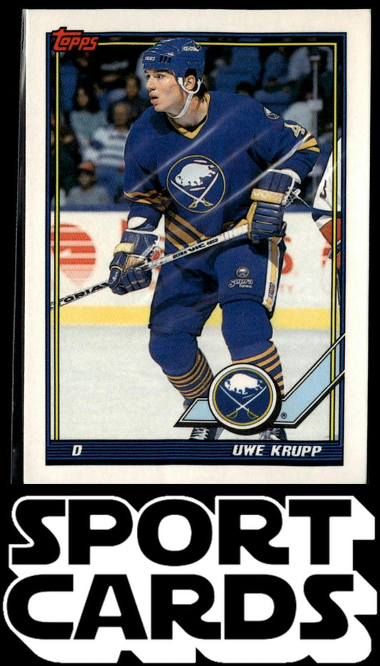 1991-92 Topps #155 Uwe Krupp SportCards.com
