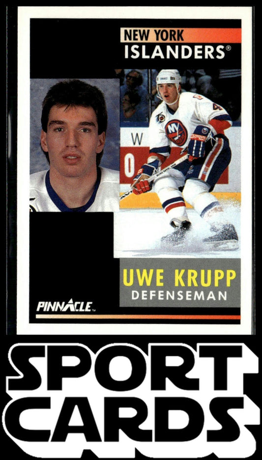 1991-92 Pinnacle #19 Uwe Krupp SportCards.com