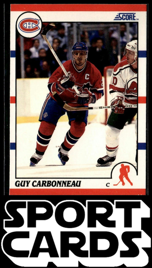 1990-91 Score American #91 Guy Carbonneau SportCards.com