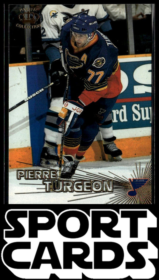 1997-98 Pacific Crown Collection #32 Pierre Turgeon Silver SportCards.com