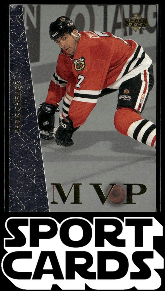 1996-97 Collector's Choice #UD31 Chris Chelios Upper Deck MVP Gold