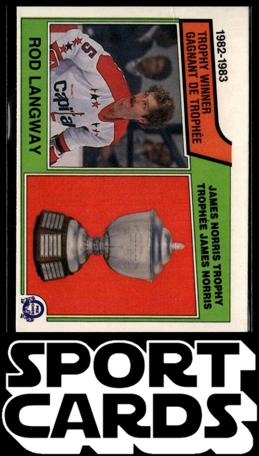 1983-84 O-Pee-Chee #207 Rod Langway SportCards.com