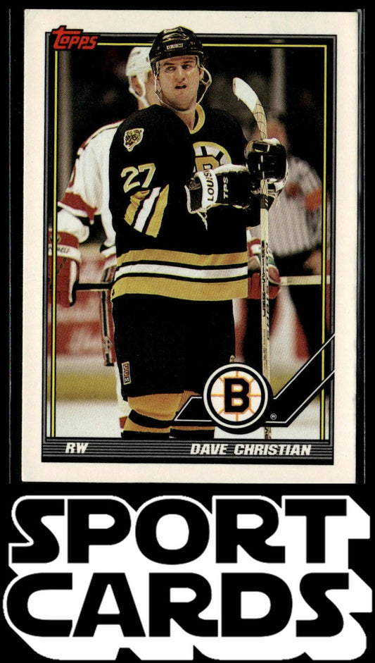 1991-92 Topps #276 Dave Christian SportCards.com