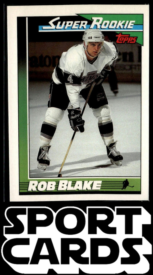 1991-92 Topps #6 Rob Blake SportCards.com