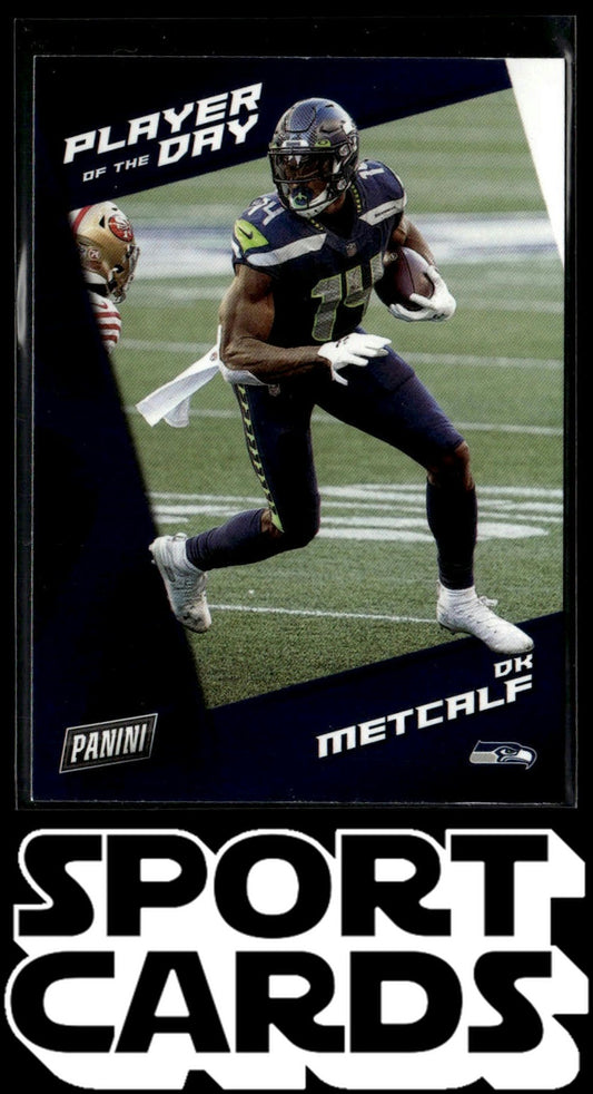 2021 Panini Player of the Day #28 DK Metcalf SportCards.com