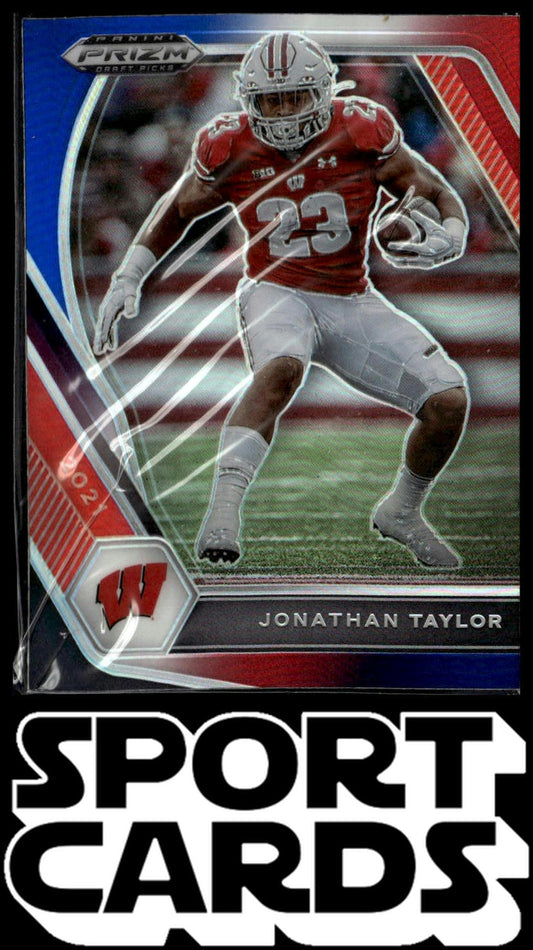 2021 Panini Prizm Draft Picks #76 Jonathan Taylor Red White & Blue