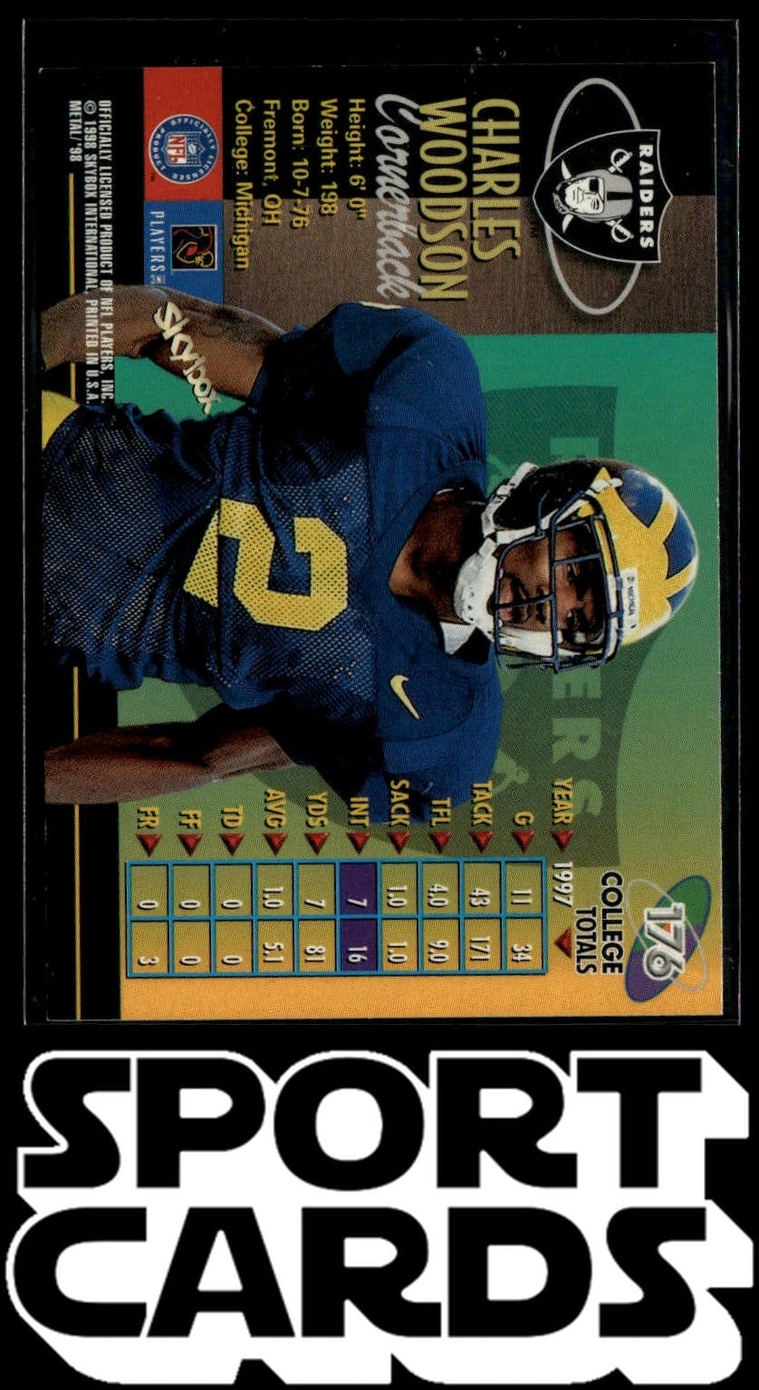 1998 Metal Universe #176 Charles Woodson SportCards.com