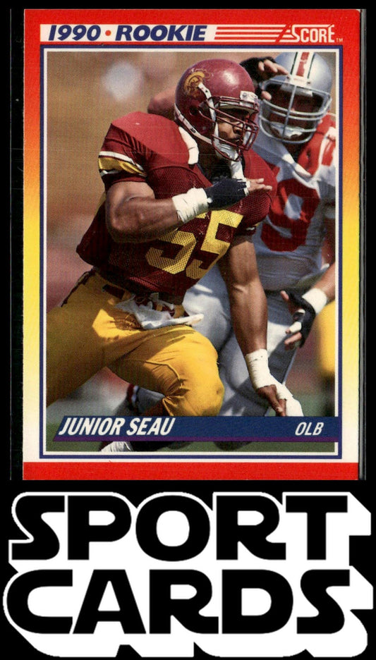 1990 Score #302 Junior Seau SportCards.com