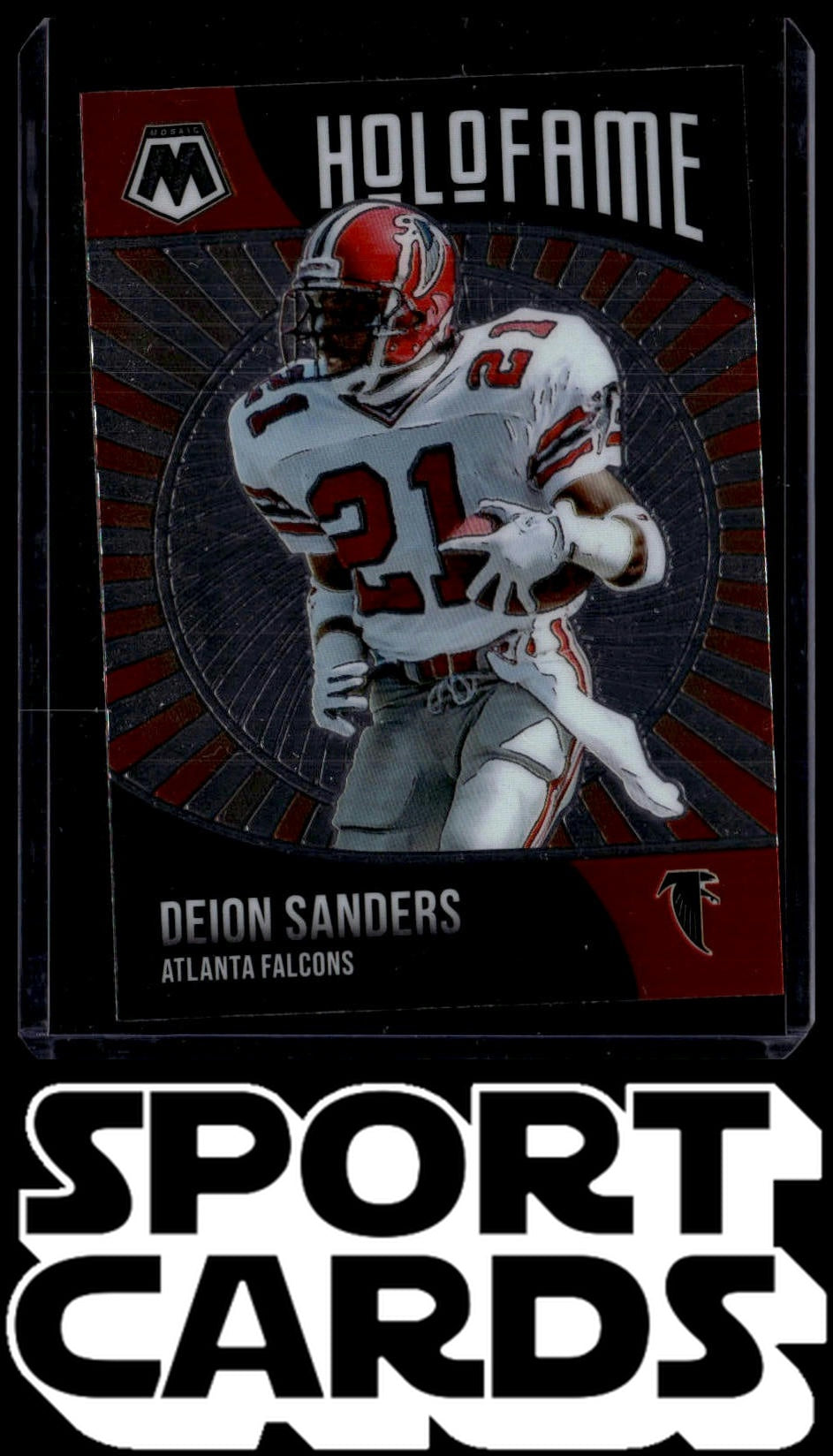 2021 Panini Mosaic #2 Deion Sanders HoloFame SportCards.com