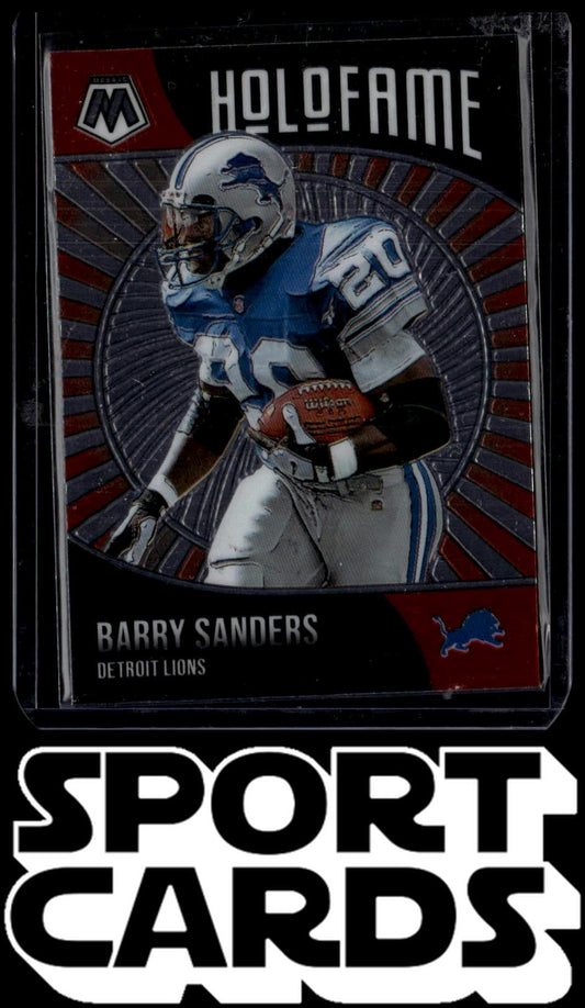 2021 Panini Mosaic #3 Barry Sanders HoloFame SportCards.com