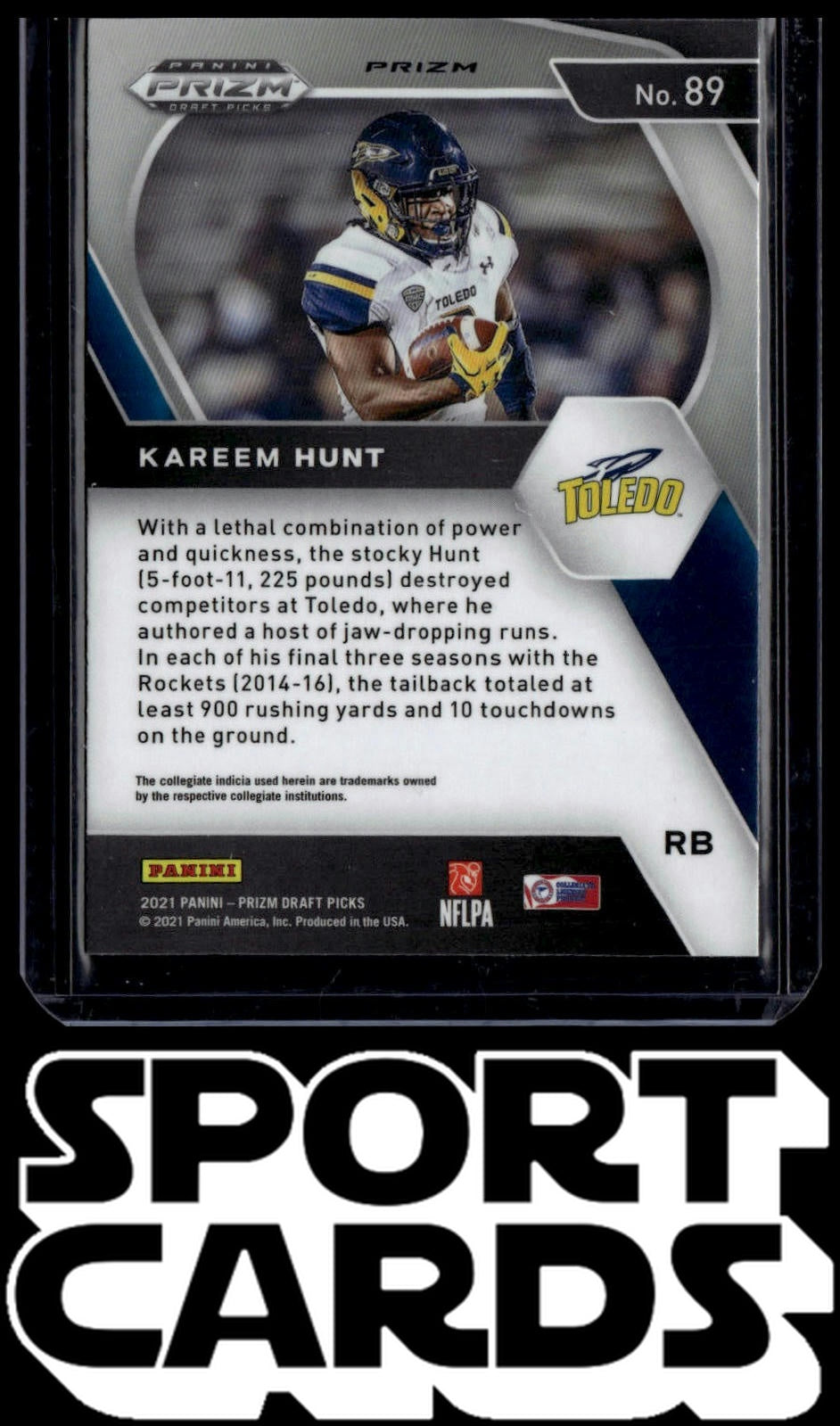 2021 Panini Prizm Draft Picks Collegiate #89 Kareem Hunt Silver SportCards.com