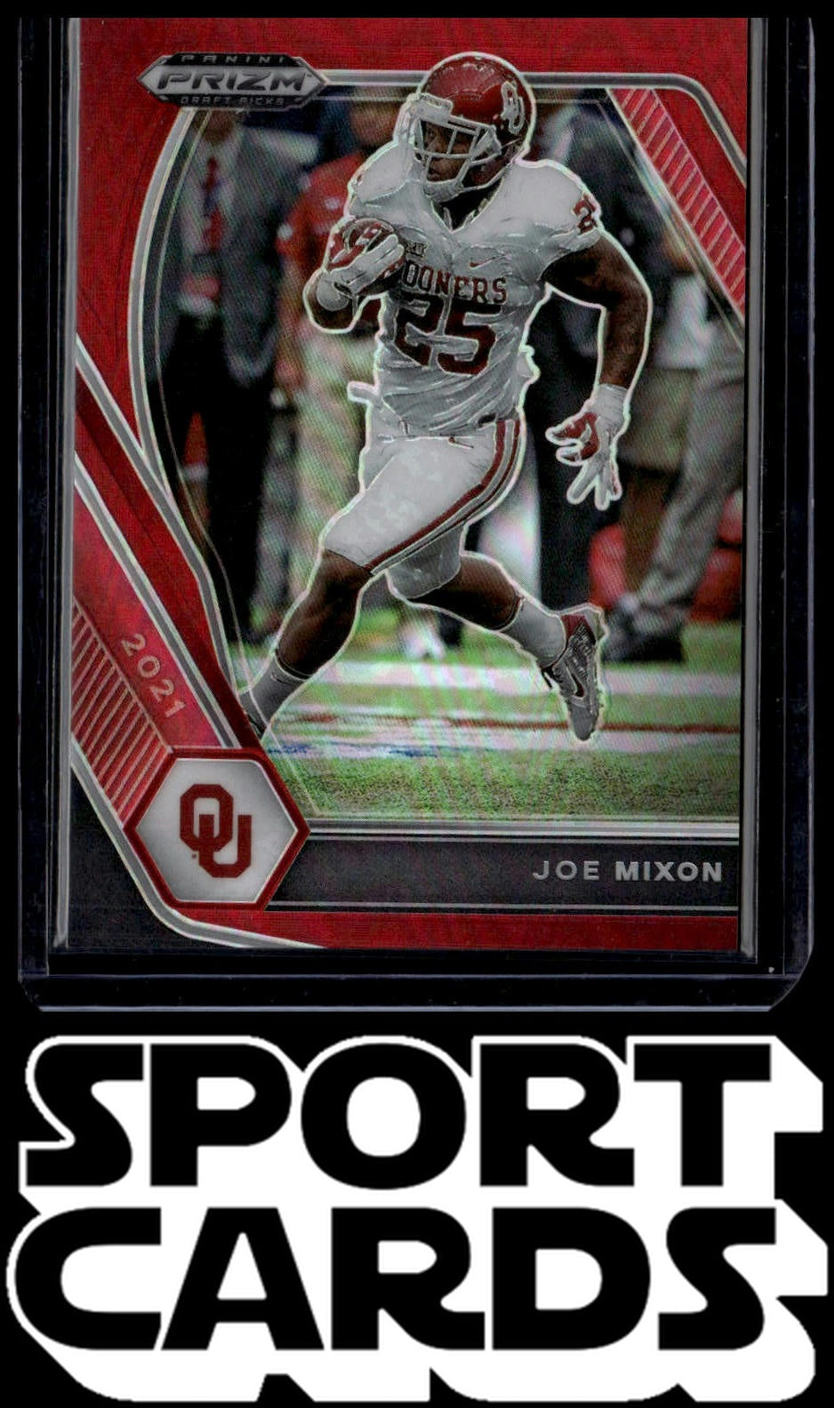 2021 Panini Prizm Draft Picks Collegiate #93 Joe Mixon Red #/299 SportCards.com