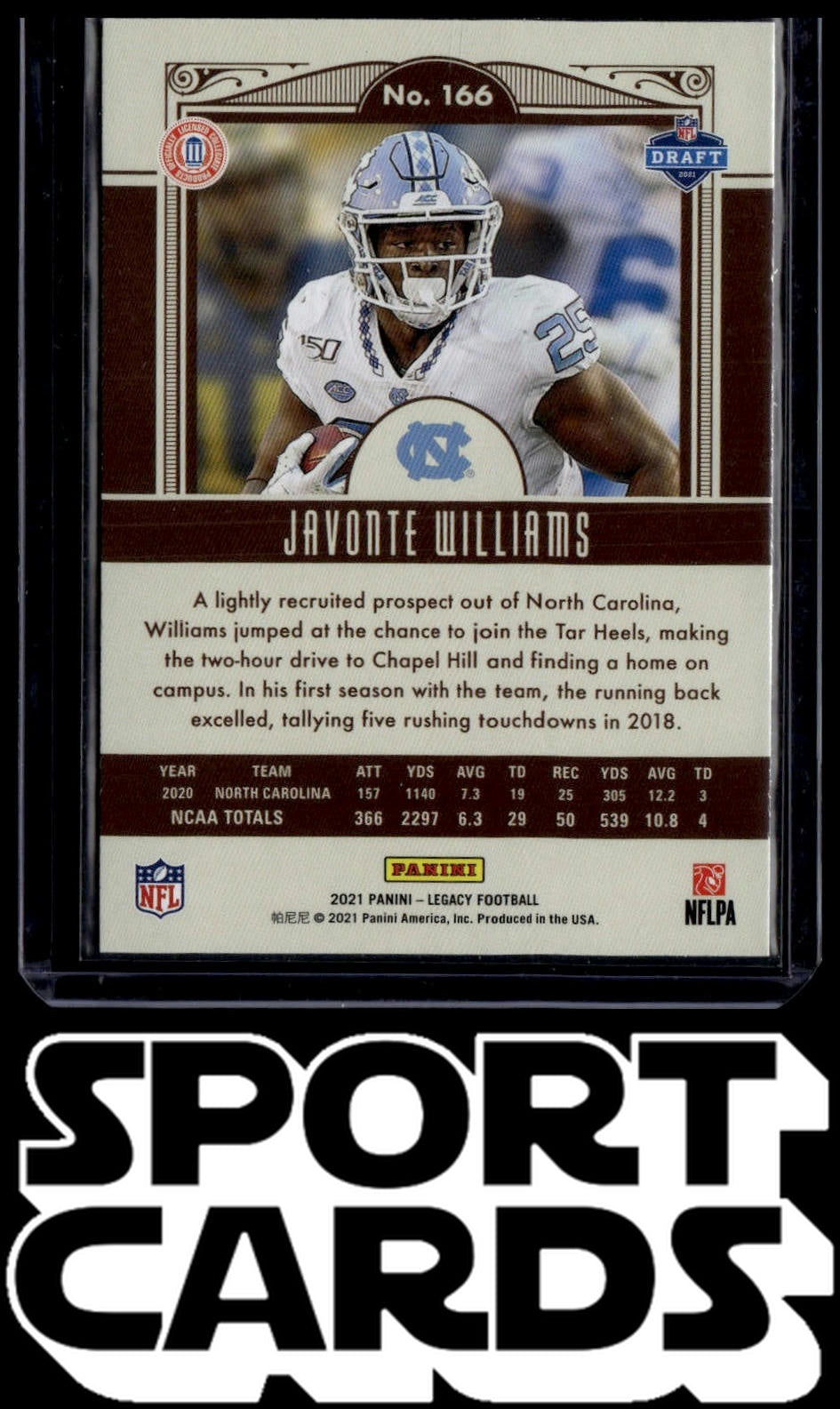 2021 Panini Legacy #166 Javonte Williams SportCards.com