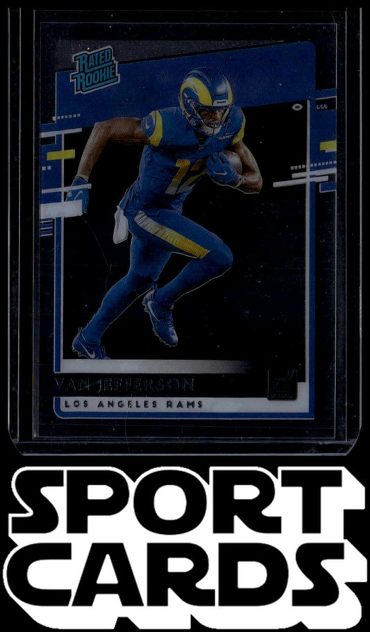 2020 Panini Chronicles #RR-VJ Van Jefferson Clearly Donruss Rated Rookies