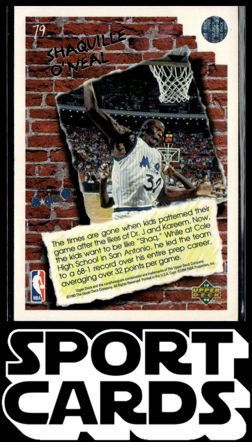 1993-94 Upper Deck Pro View #79 Shaquille O'Neal SportCards.com