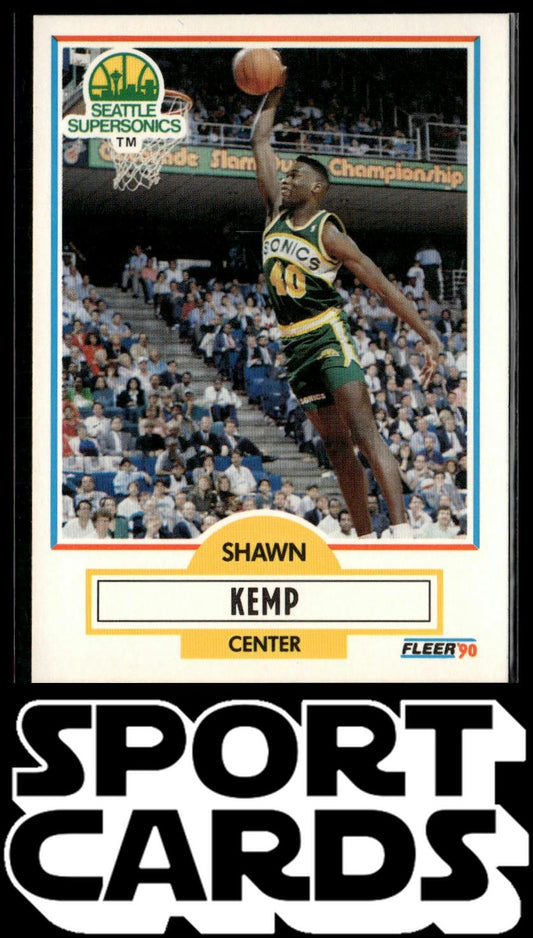 1990-91 Fleer #178 Shawn Kemp SportCards.com