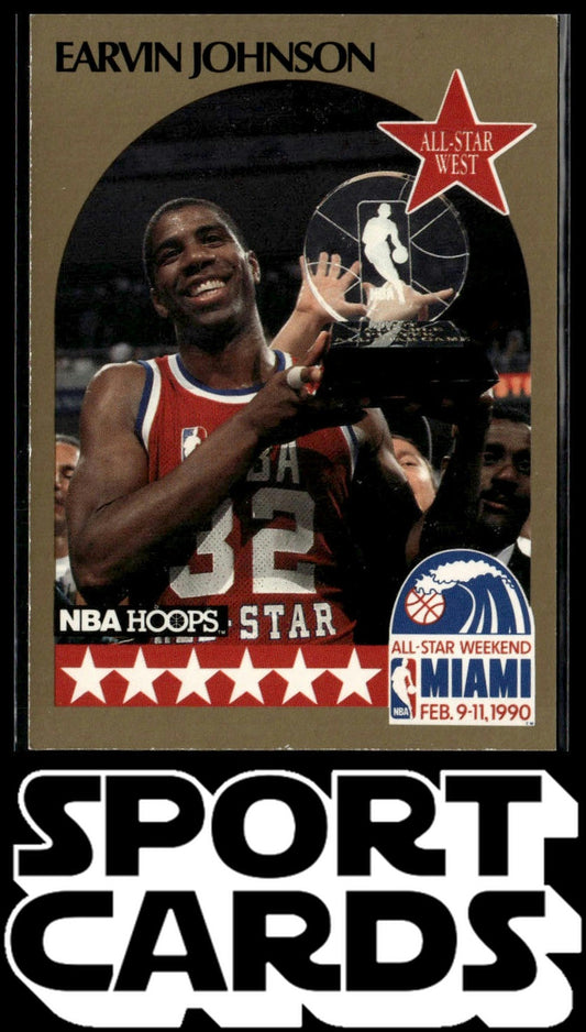 1990-91 Hoops #18 Earvin Johnson SportCards.com