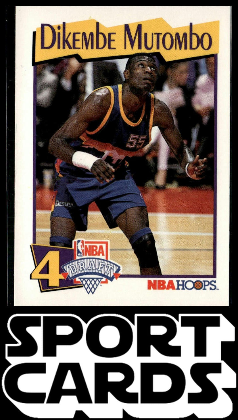 1991-92 Hoops McDonald's #48 Dikembe Mutombo SportCards.com