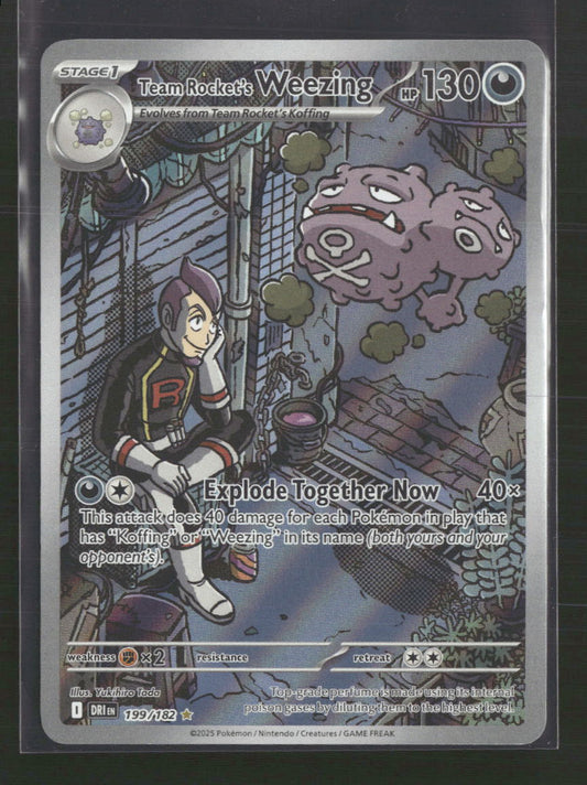 Team Rocket's Weezing SV10: Destined Rivals #199/182
