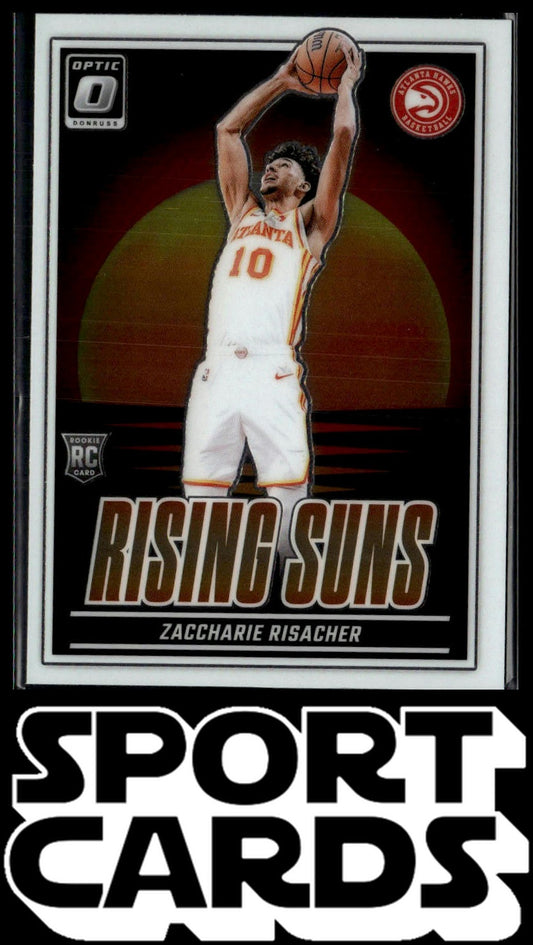 2024-25 Donruss Optic #14 Zaccharie Risacher Rising Suns SportCards.com