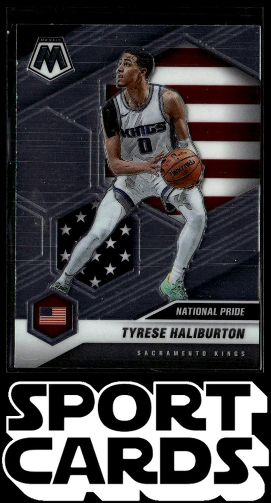 2020-21 Panini Mosaic #258 Tyrese Haliburton SportCards.com