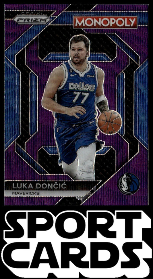 2023-24 Panini Prizm Monopoly #PS3 Luka Doncic All-Star Purple SportCards.com