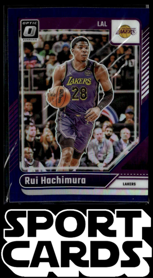 2024-25 Donruss Optic #18 Rui Hachimura Purple SportCards.com