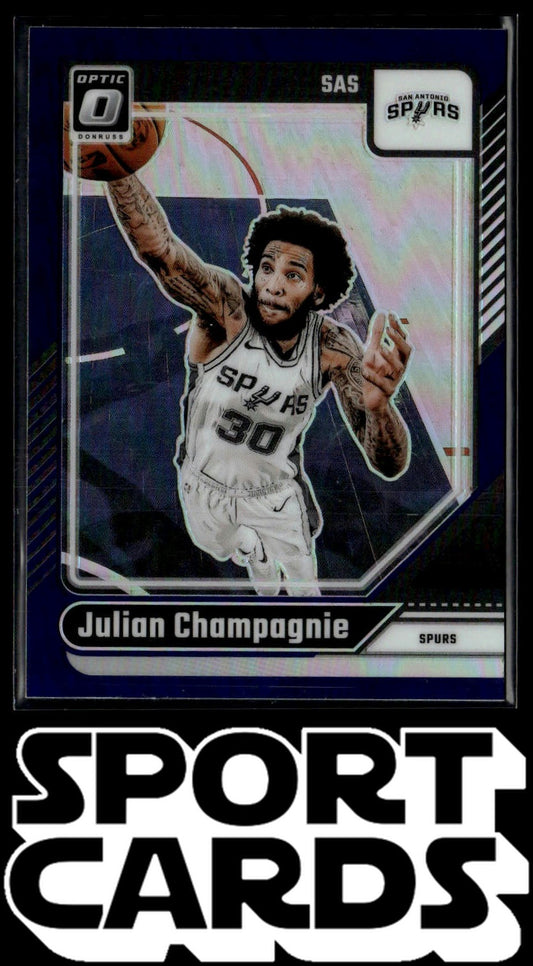 2024-25 Donruss Optic #32 Julian Champagnie Purple SportCards.com