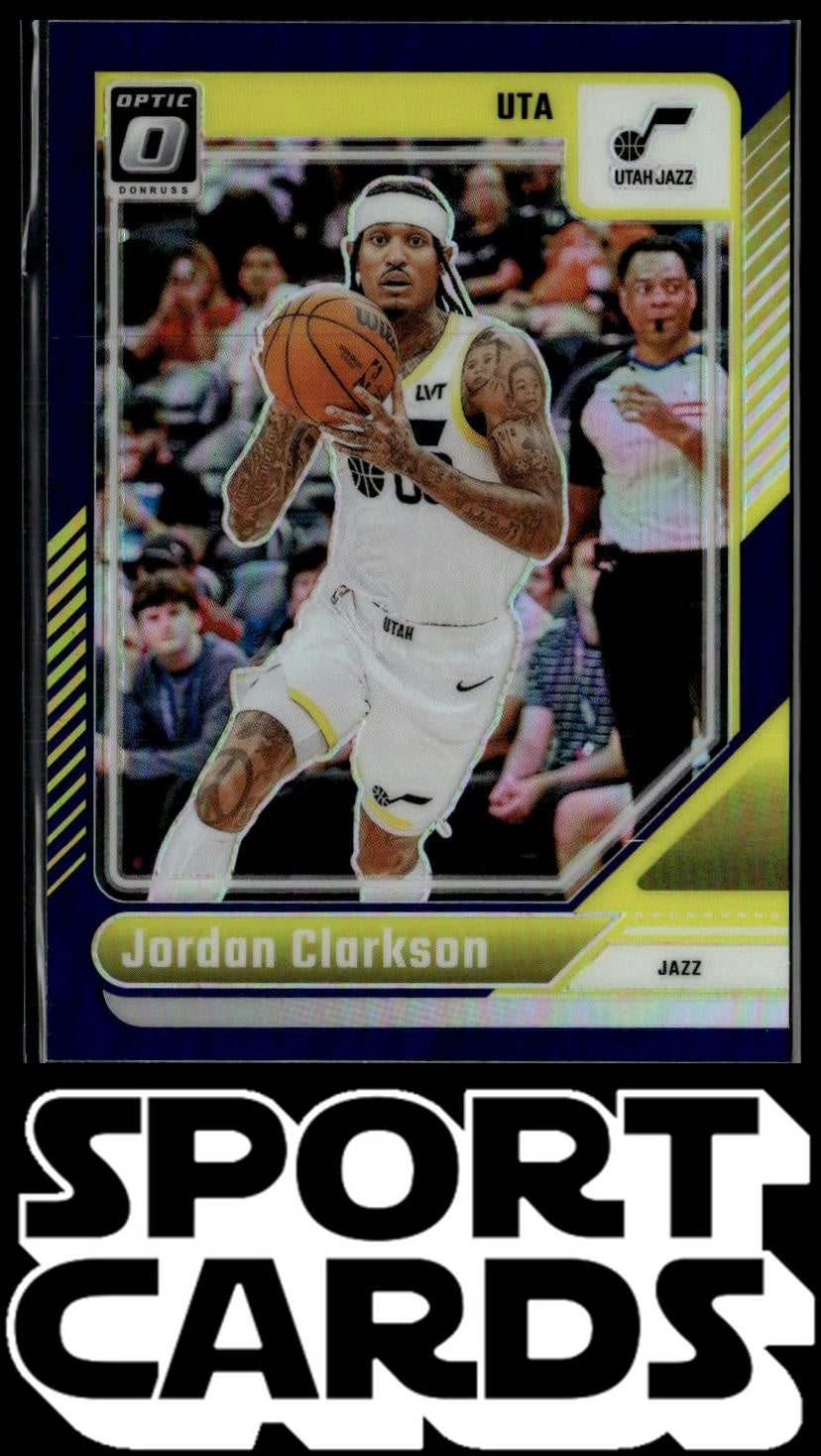 2024-25 Donruss Optic #122 Jordan Clarkson Purple SportCards.com