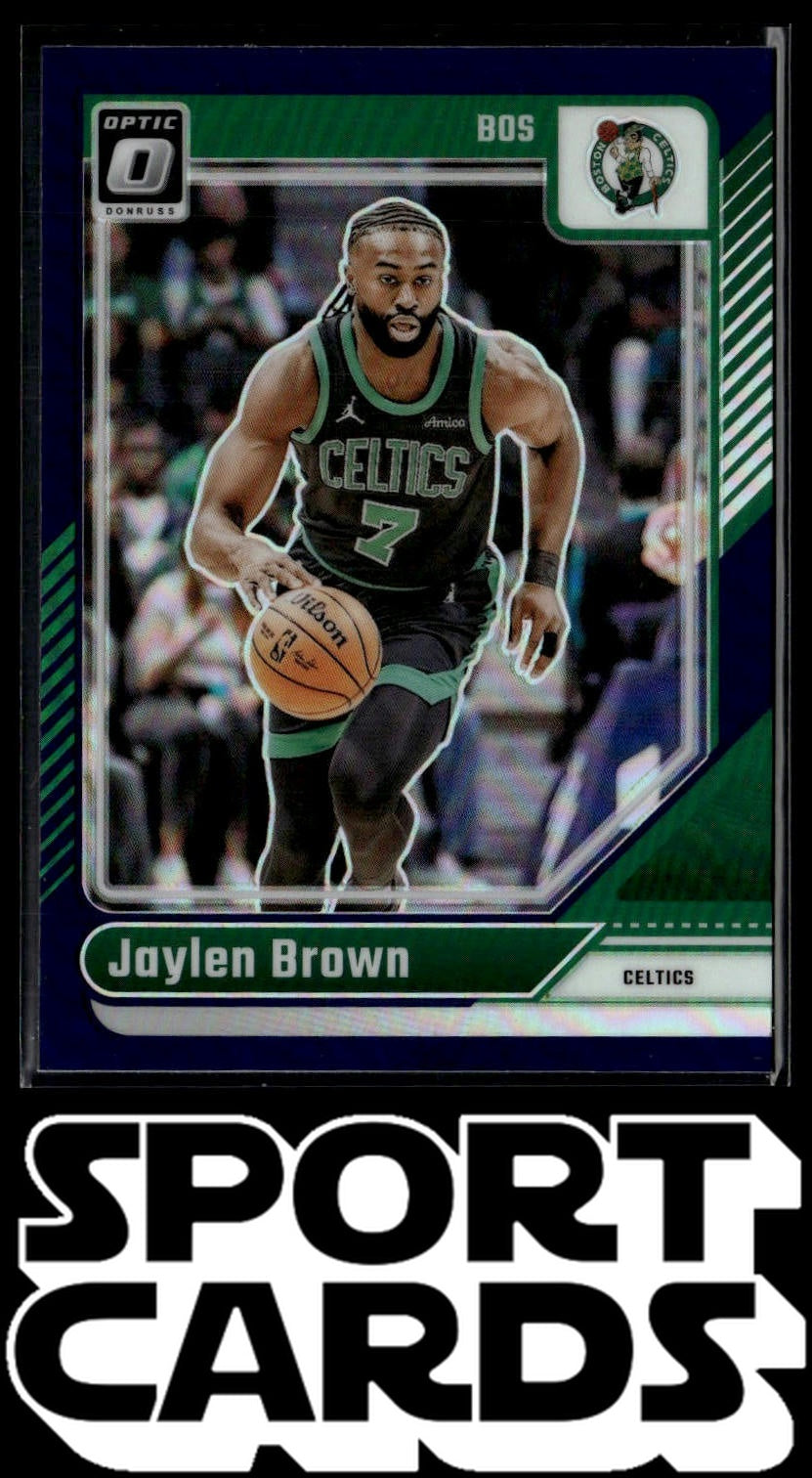 2024-25 Donruss Optic #206 Jaylen Brown Purple SportCards.com