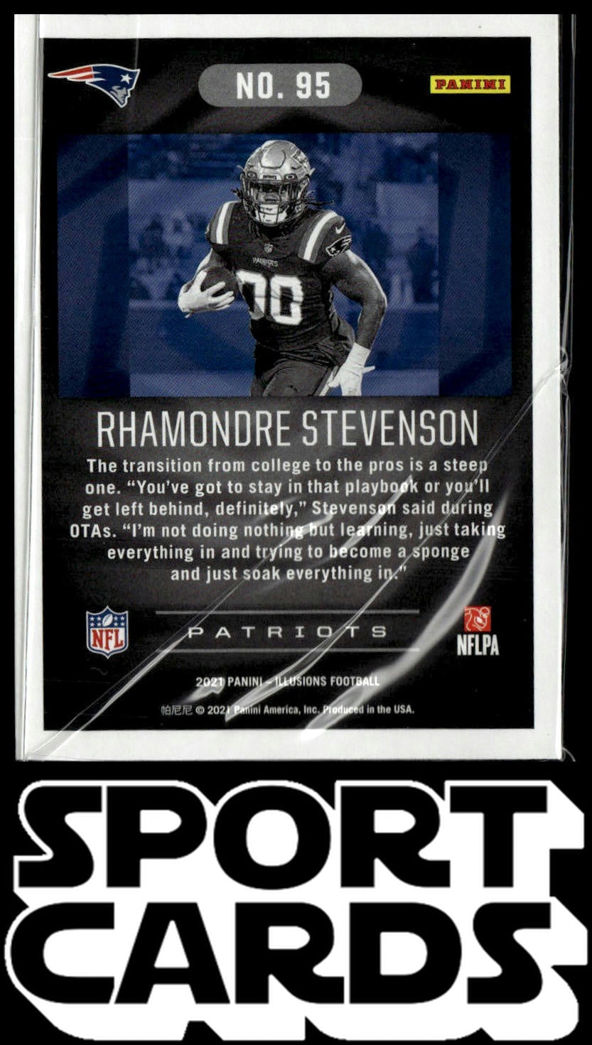 2021 Panini Illusions #95 Rhamondre Stevenson SportCards.com