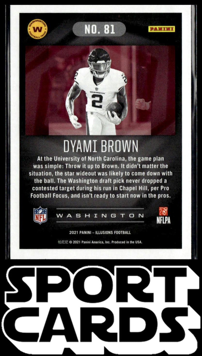 2021 Panini Illusions #81 Dyami Brown SportCards.com
