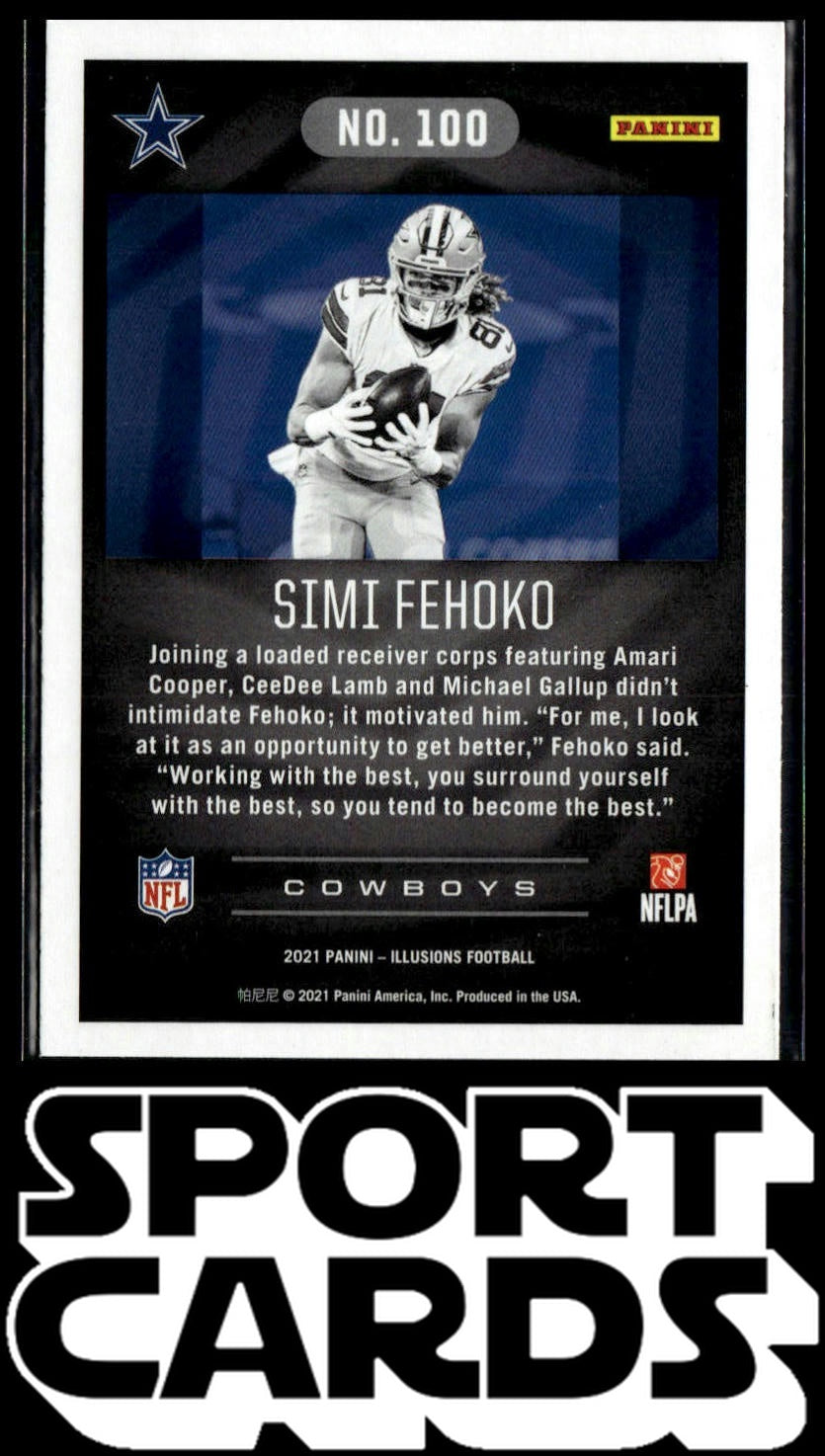 2021 Panini Illusions #100 Simi Fehoko SportCards.com