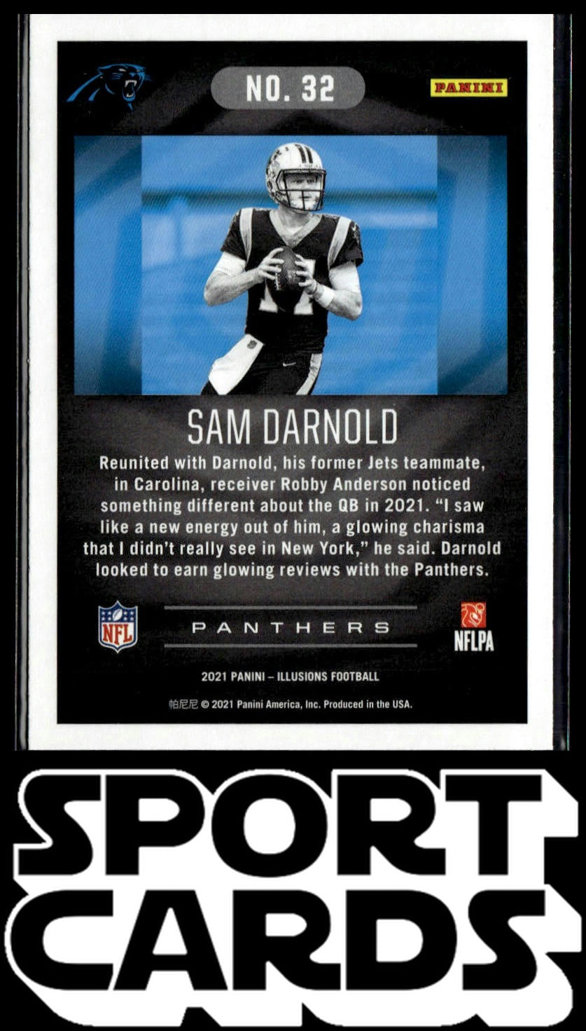2021 Panini Illusions #32 Sam Darnold SportCards.com