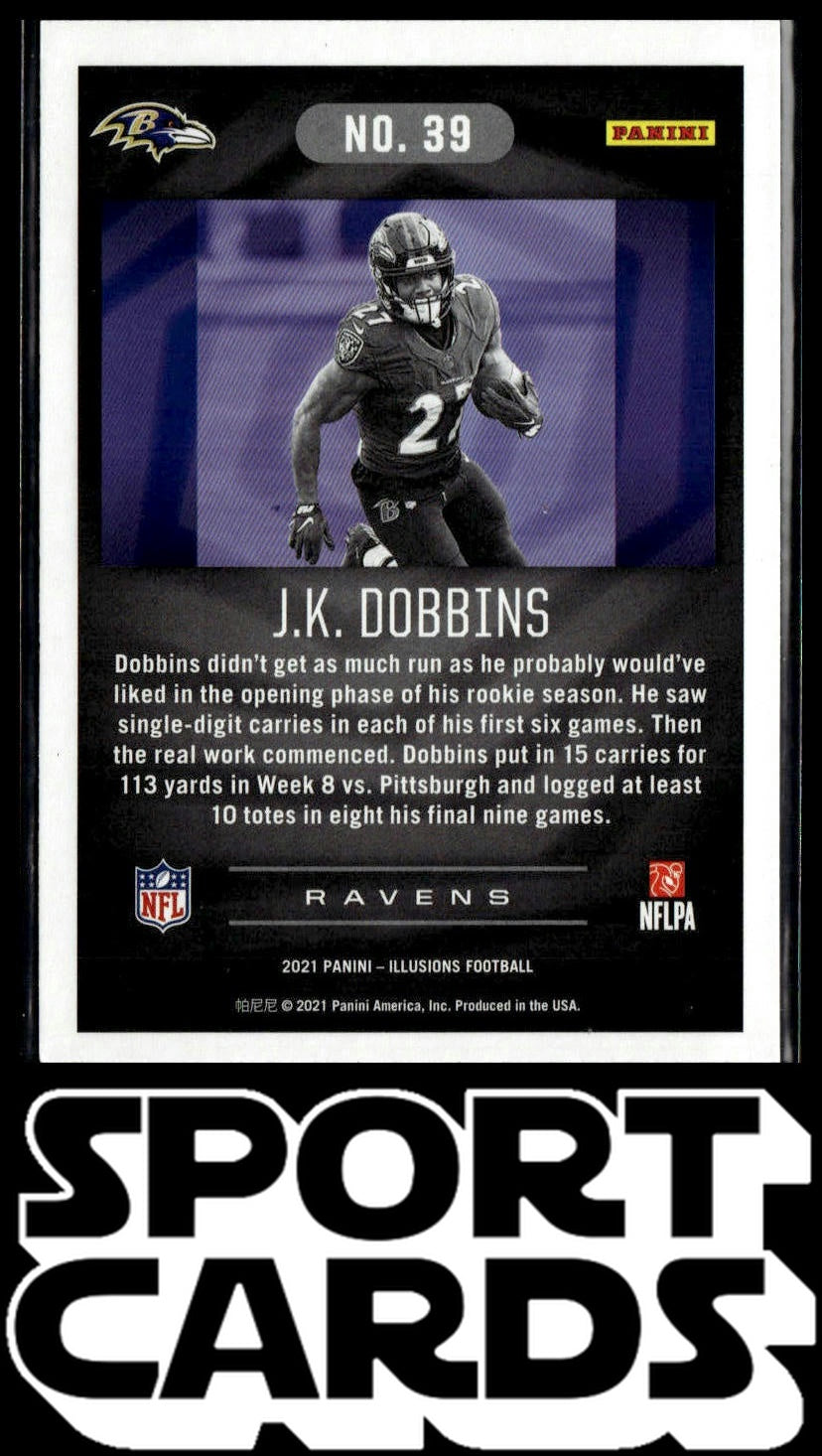 2021 Panini Illusions #39 J.K. Dobbins Retail SportCards.com