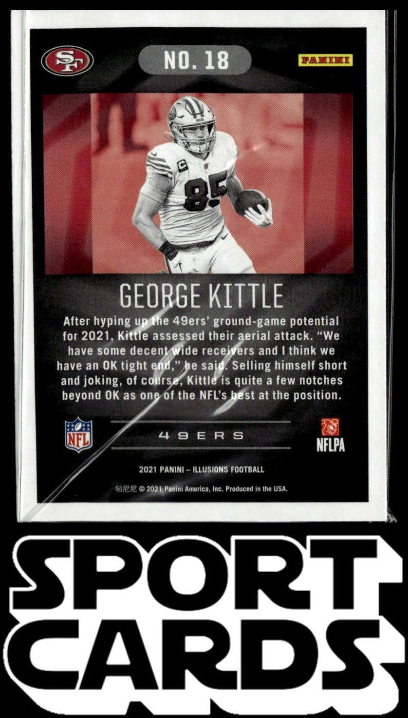 2021 Panini Illusions #18 George Kittle Retail SportCards.com