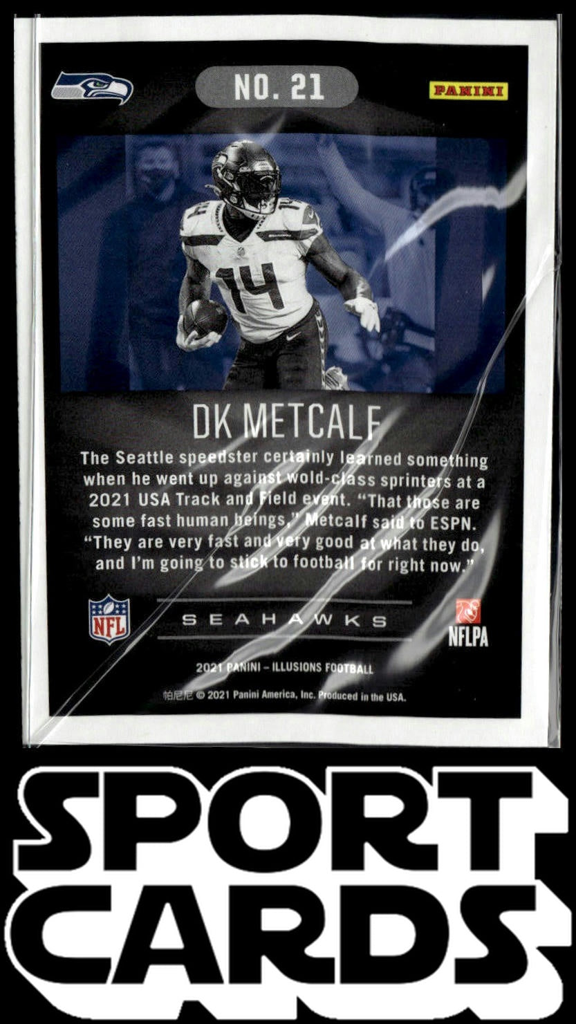 2021 Panini Illusions #21 DK Metcalf Retail SportCards.com