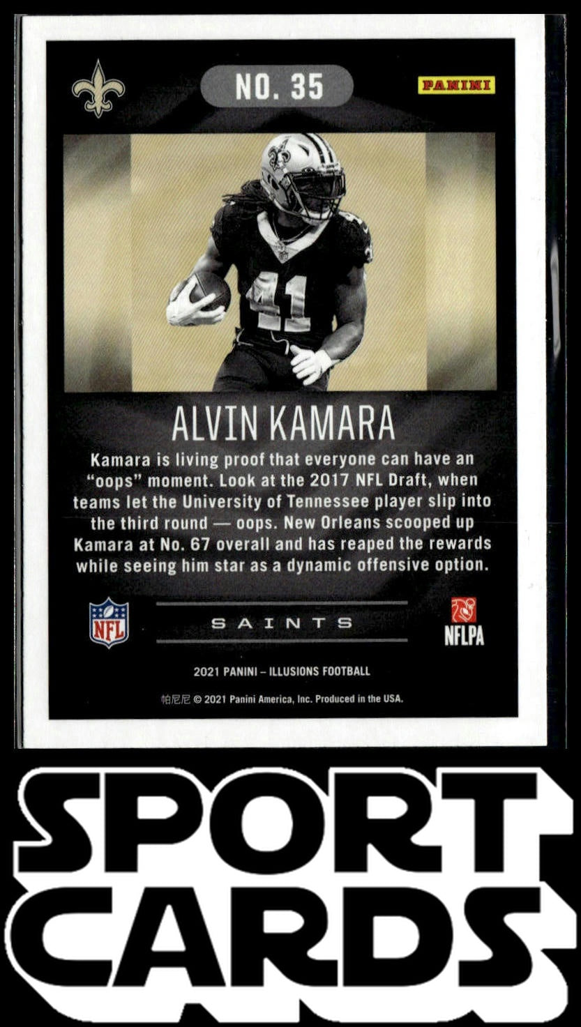 2021 Panini Illusions #35 Alvin Kamara Retail SportCards.com