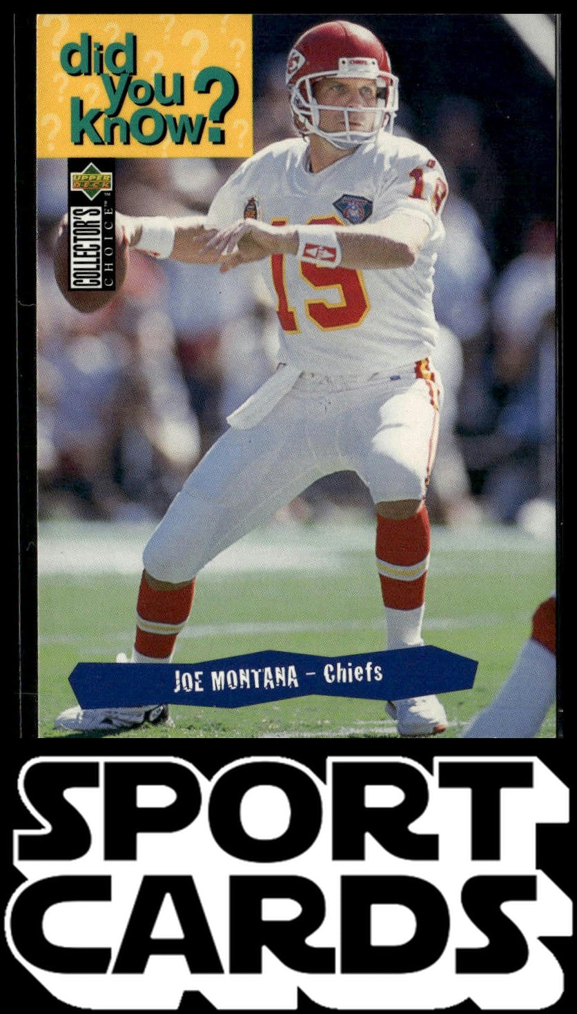 1995 Collector's Choice #34 Joe Montana SportCards.com
