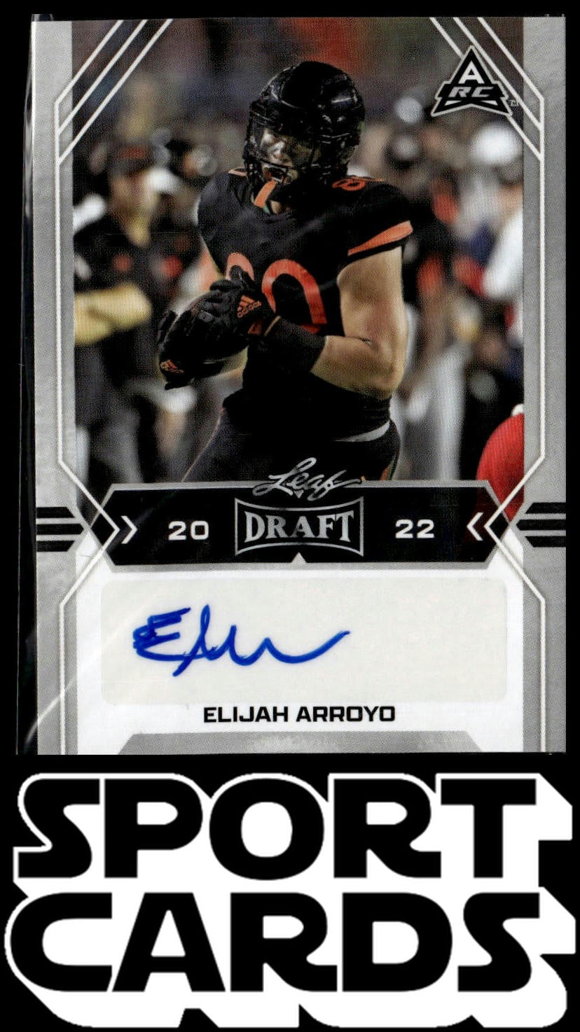 2022 Leaf Draft #BA-EA1 Elijah Arroyo Autographs SportCards.com