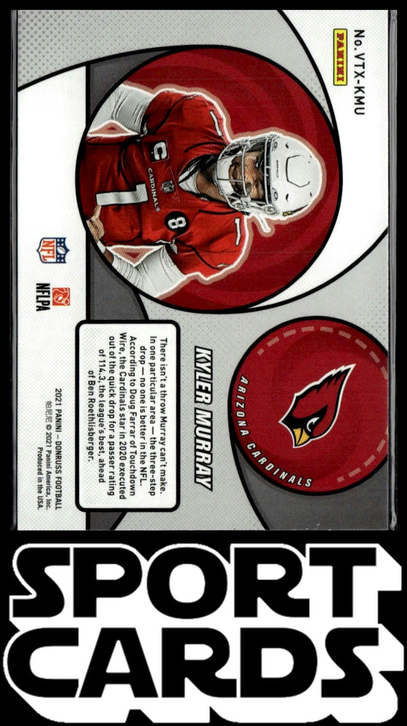 2021 Donruss #VTX-KMU Kyler Murray Vortex SportCards.com