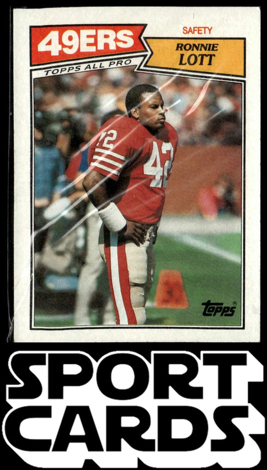 1987 Topps #123b Ronnie Lott SportCards.com